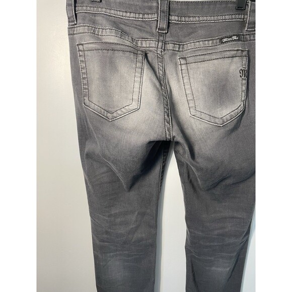 Miss Me Jeans Mid-Rise Skinny Women’s 30x31 Gray DG23 - Picture 6 of 13